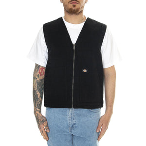 Dickies Duck Canvas Smmr Vest Sw Black - Giacca Smanicata Uomo Nera DK0A4YQKC401  DICKIES 
