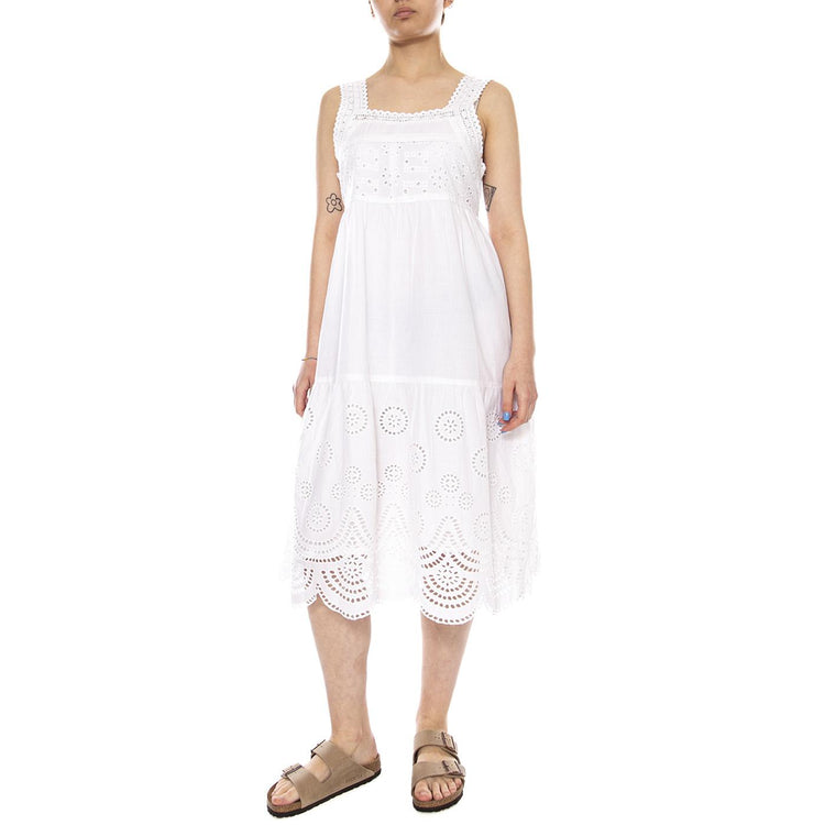 DRESSES WHITE - Abito Donna Lungo Bianco 4.75.051.10 100 MD'M 