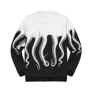 BLACK OCTOPUS Screen Printed WHITE 113299_4  OCTOPUS 