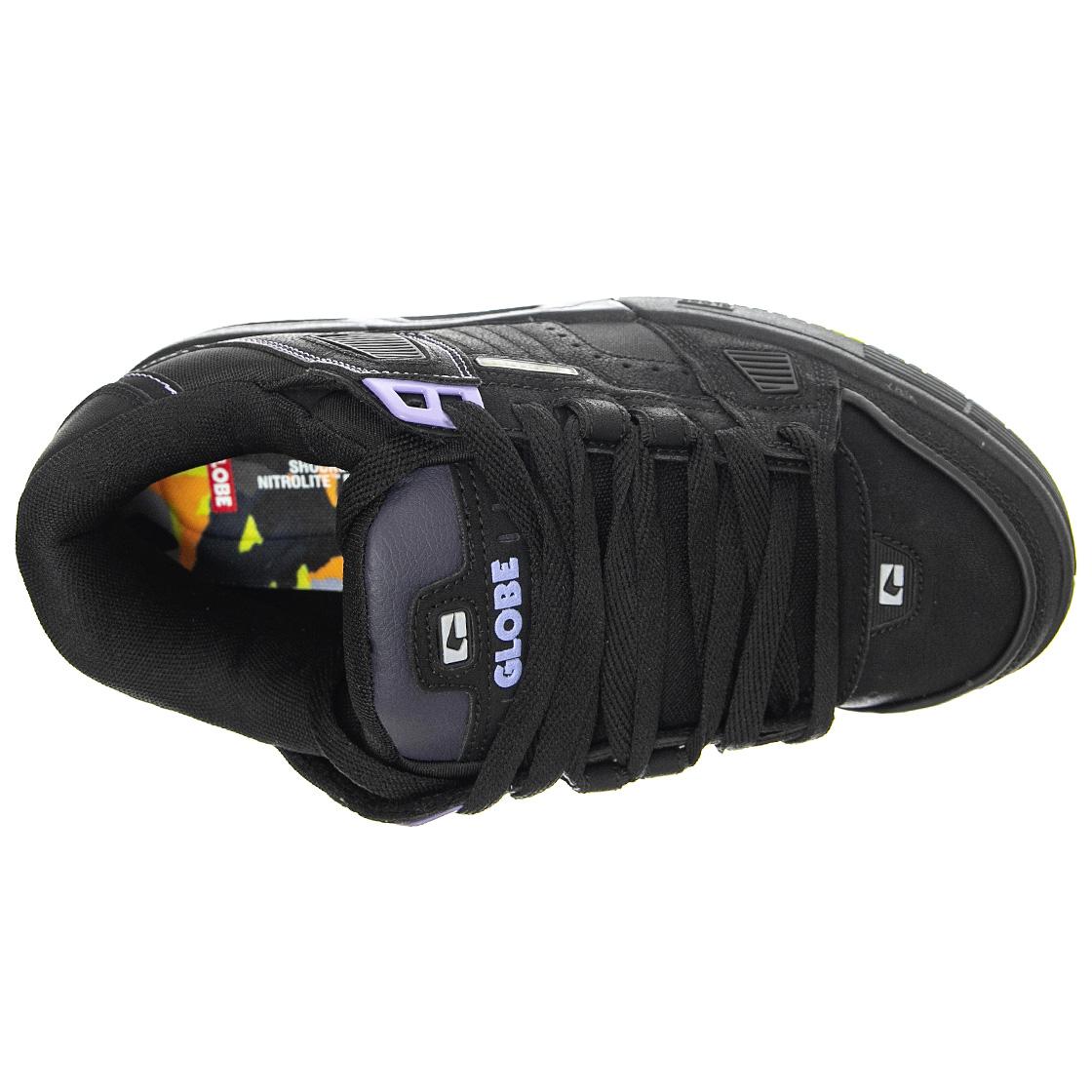 Sabre Black / Lilac / Mosaic - Scarpe Stringate Profilo Basso Uomo Nere GBSABR-20572  GLOBE 