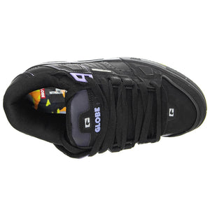 Sabre Black / Lilac / Mosaic - Scarpe Stringate Profilo Basso Uomo Nere GBSABR-20572  GLOBE 