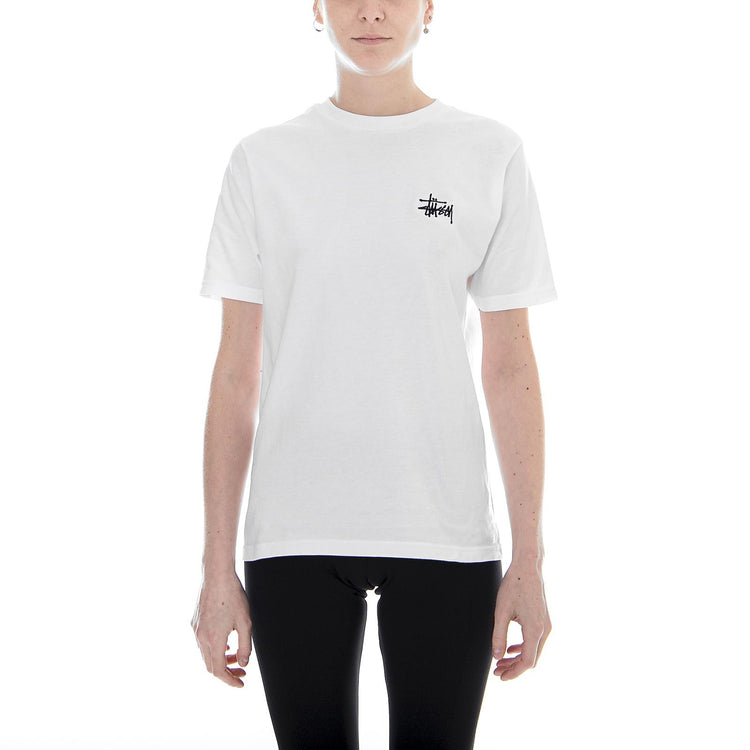 BASIC STUSSY TEE WHITE 116666_4  STUSSY 