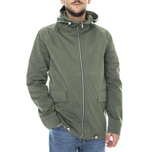 Tobias Summer Jacket - Thyme - Giacca con Cappuccio Uomo Verde 171005-609-thyme  ELVINE 