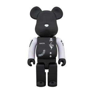 Medicom SSUR Be@rbrick Black 400% - Toy Medicom Multicolore MDTSSUR  MEDICOM TOY 