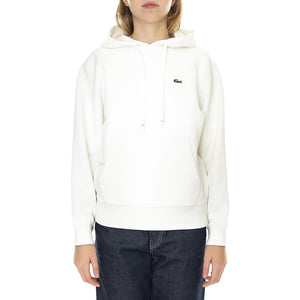 Sweatshirt-70V - Felpa con Cappuccio Donna Bianca SF7099-70V  LACOSTE 