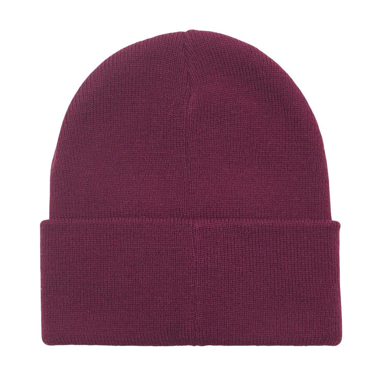 Icon Patch Cuff Beanie Beetroot - Cappellino in Maglia Viola 100030198 BET OBEY 