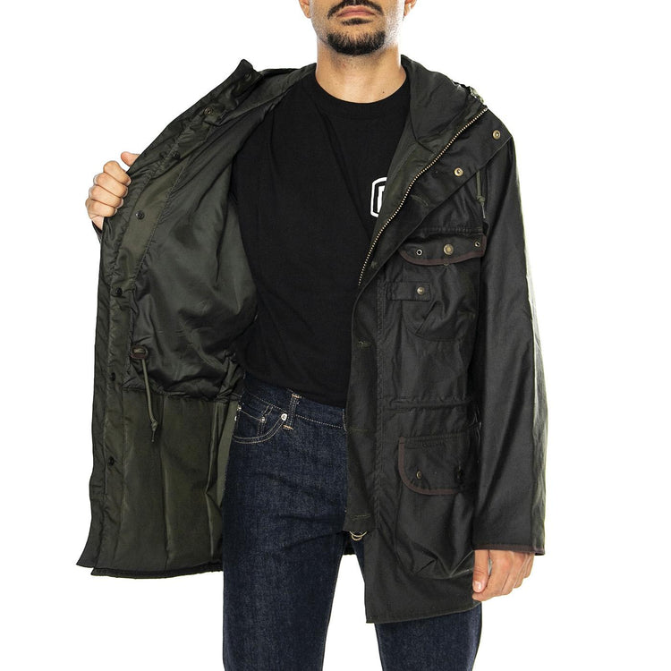 Field Wax Parka Fern - Giacca Uomo Verde MWX2349-OL52  BARBOUR 