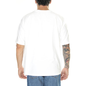M's Skaye Graphic Box Tee TB2 Whites T-Shirt - Maglietta Girocollo Uomo Bianca A1005-0015  LEVIS 