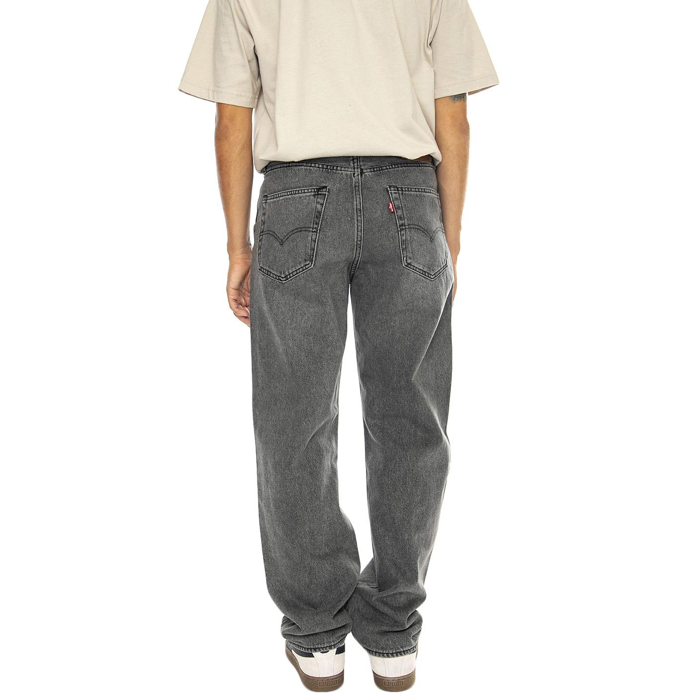 568 Loose Straight Block Party T2 Black - Pantaloni Uomo Grigi 29037-0052  LEVIS 