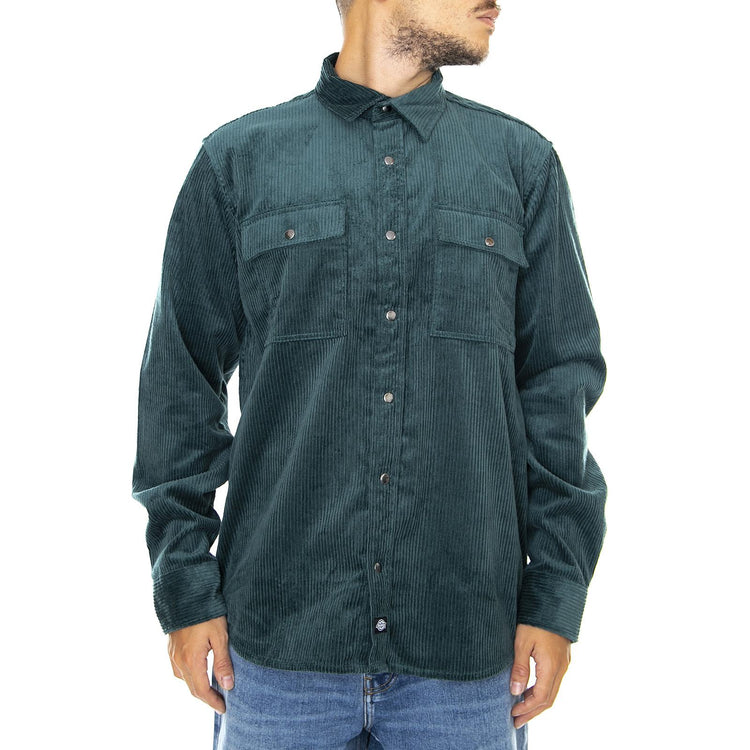 Ivel Shirt - Forest Green - Camicia Uomo Verde 05 200357-FT . DICKIES 