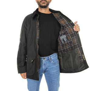 Ashby Wax Jacket Olive - Giacca Invernale Uomo Marrone 222MMWX0339-OL71  BARBOUR 