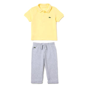 Cofanetto con Pigiama da Bambino in Cotone Biologico e Sonaglio - Multicolore 4J6831-00-8LB  LACOSTE 