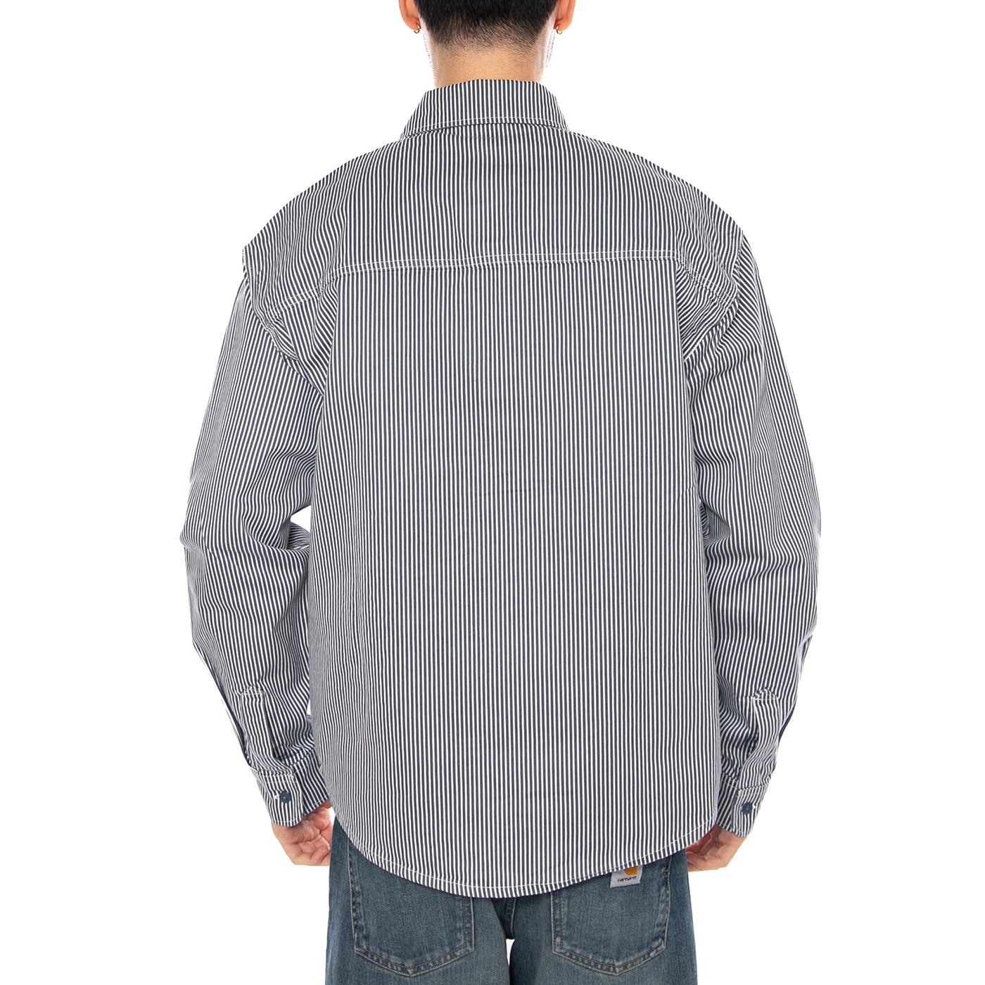 HICKORY WORK SHIRT LS RETRO INDIGO - Camicia Denim Jeans Blu Uomo DK0A889S RI2 DICKIES 