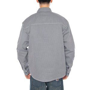 HICKORY WORK SHIRT LS RETRO INDIGO - Camicia Denim Jeans Blu Uomo DK0A889S RI2 DICKIES 