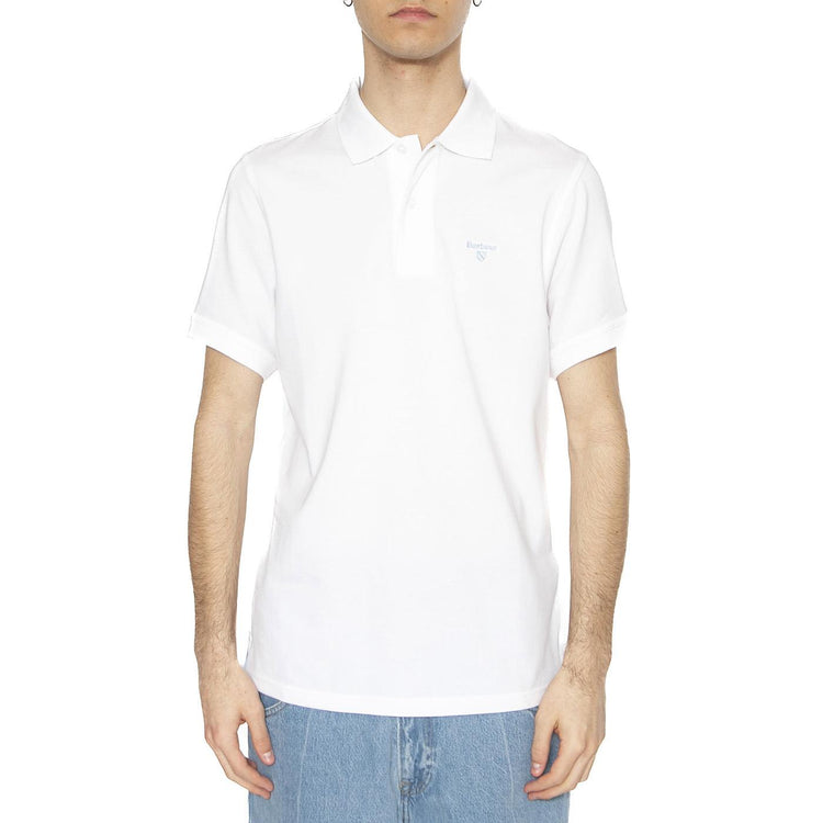 Lightweight Sposrt Polo Shirt White - Polo Uomo Bianca MML1367-WHITE  BARBOUR 