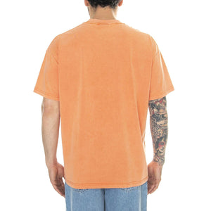 Surface Tee Washed Coral - Maglietta Girocollo Uomo Arancione FNKSS24-21512  FUNKY 
