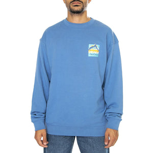 Geo Backprint Sweatshirt Riviera - Felpa Girocollo Uomo Blu PFD0355-266  PENFIELD 
