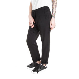Wm Halle Pants - Black - Pantaloni Chino Donna Neri 6170e54-999 . MINIMUM 