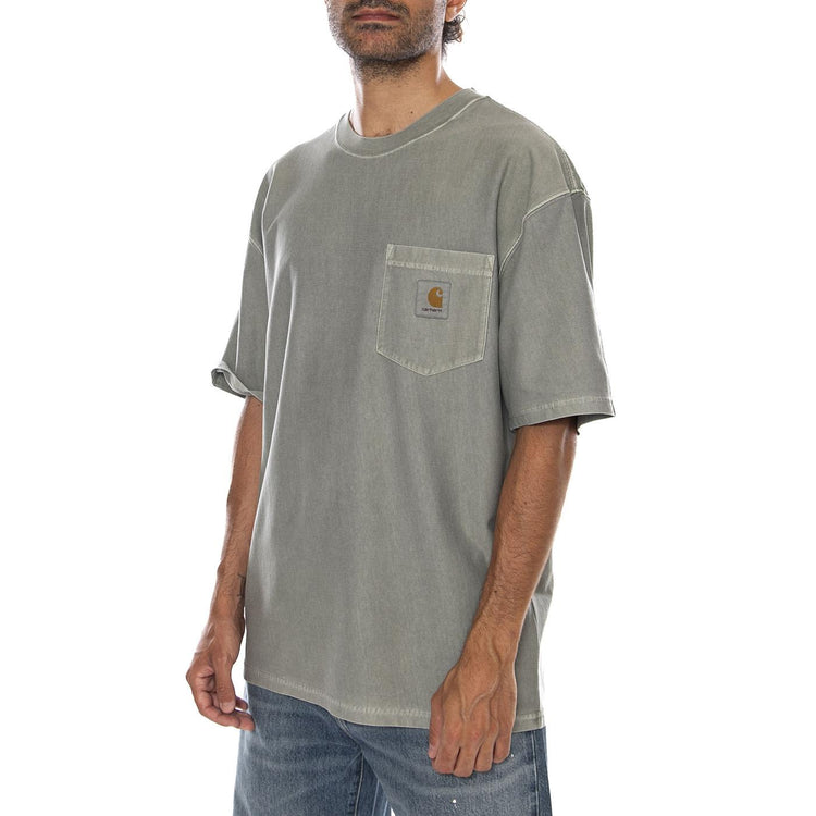 S/S LOOSE POCKET T-SHIRT SHADY GREEN - Maglietta Girocollo Uomo Verde I036863 3RFGD CARHARTT WIP 