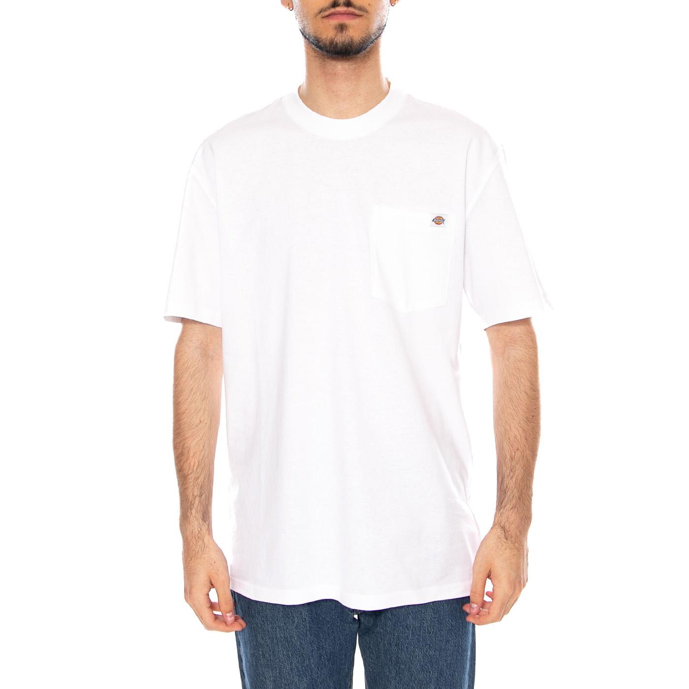 LURAY POCKET TEE SS - Maglietta Girocollo Uomo Bianca DK0A4Y FCWHX1 DICKIES 