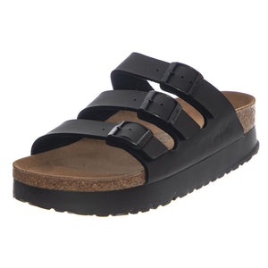 Florida Platf black veg, Birko Flor - Sandali Donna Neri 1029737  BIRKENSTOCK 