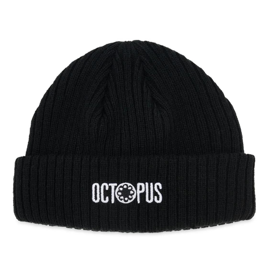 Fisherman Beanie Black - Cappellino a Cuffia Nero 22WOBN30-BLK  OCTOPUS 