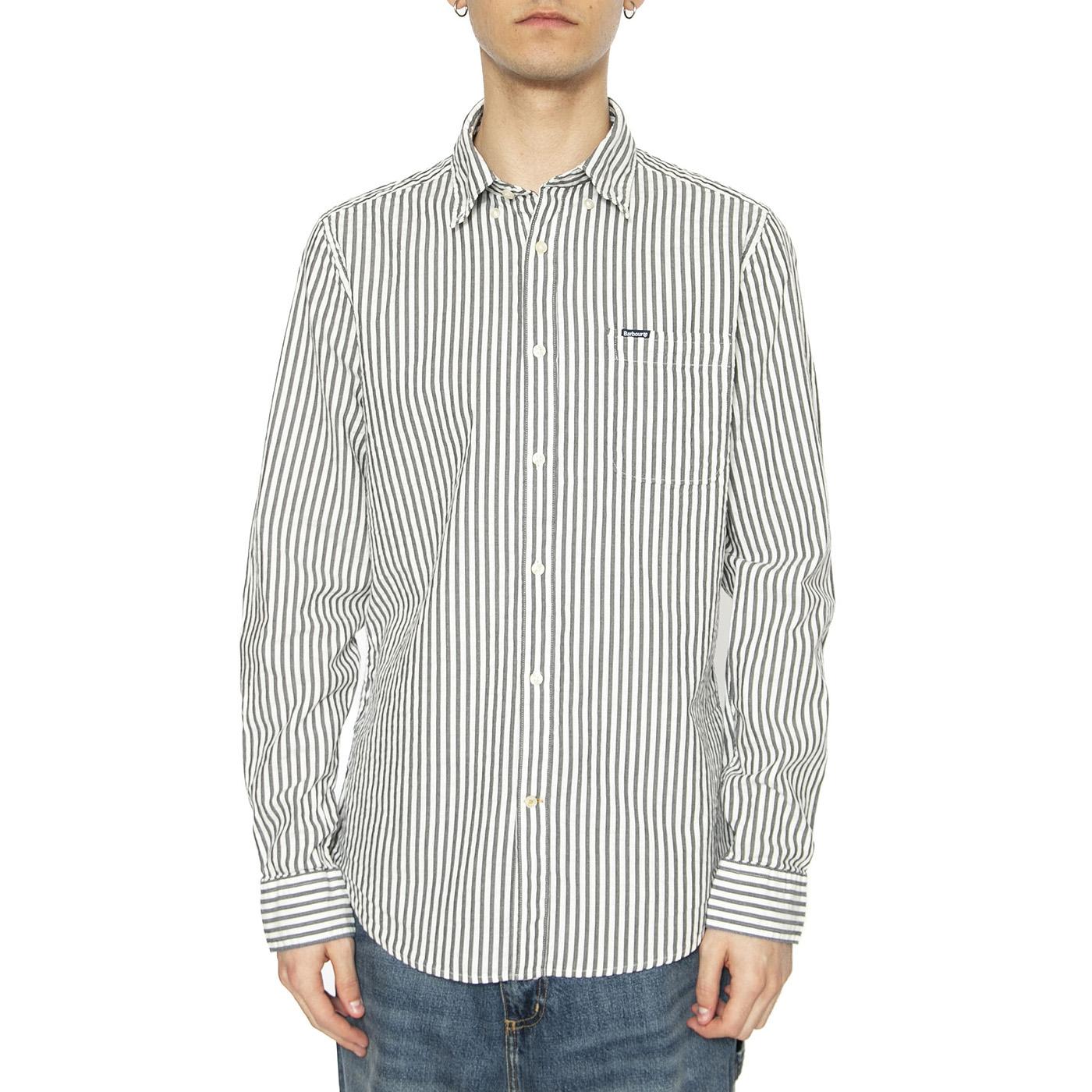 Cresswell Seersucker Shirt Navy - Camicia Uomo Multicolore MSH5577-NAVY  BARBOUR 