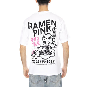 RAMEN PINK TS - Maglietta Girocollo Uomo Bianca I036627.02.67. 02,67 EDWIN 