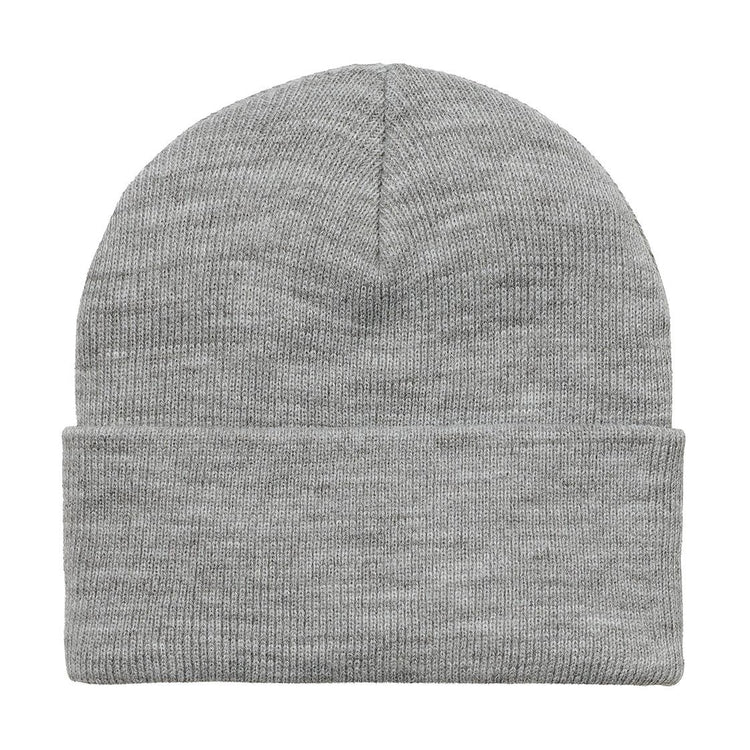Chase Beanie Grey Heather / Gold - Cappellino a Cuffia Grigio I026222-00MXX  CARHARTT WIP 
