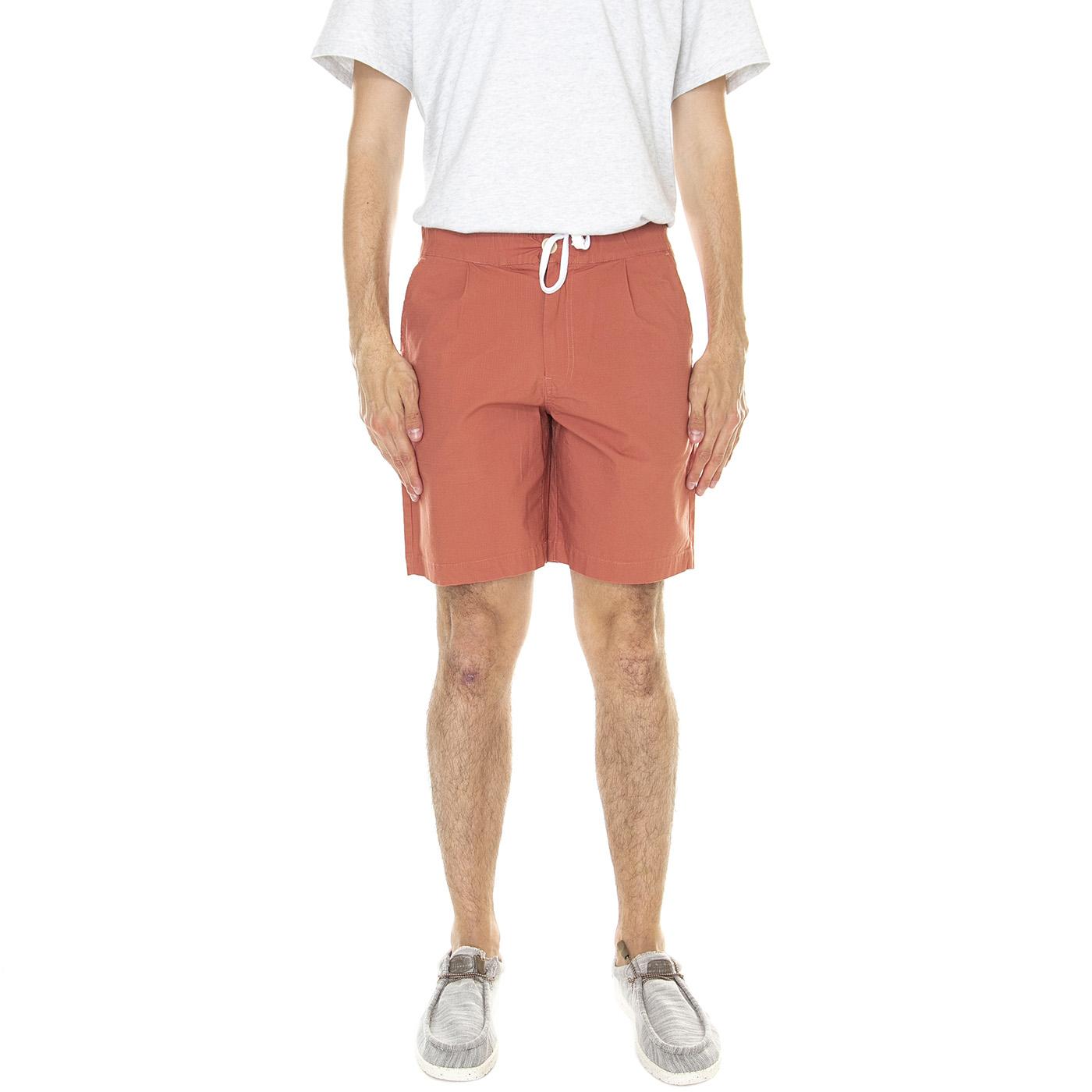 M' Ribstop Oversize Short Sorbet Sorbet - Bermuda Uomo Rossi 1531-RED  BRAVA FABRICS 