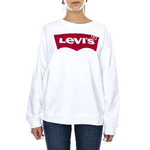 Relaxed Graphic Housemark - White/Red - Felpa Girocollo Donna 29717-0014  LEVIS 