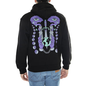 Art Of Seeing Hoodie Black - Felpa con Cappuccio Uomo Nera HDY0121BLKS  DOOMSDAY 