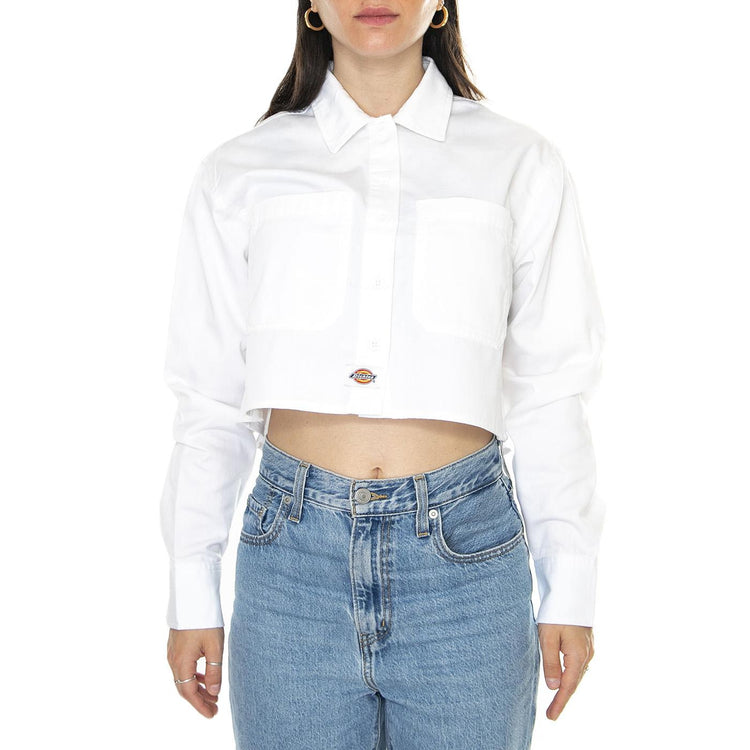 Culpeper Shirt LS W White - Camicia Donna Bianca DK0A4YSUWHX1  DICKIES 