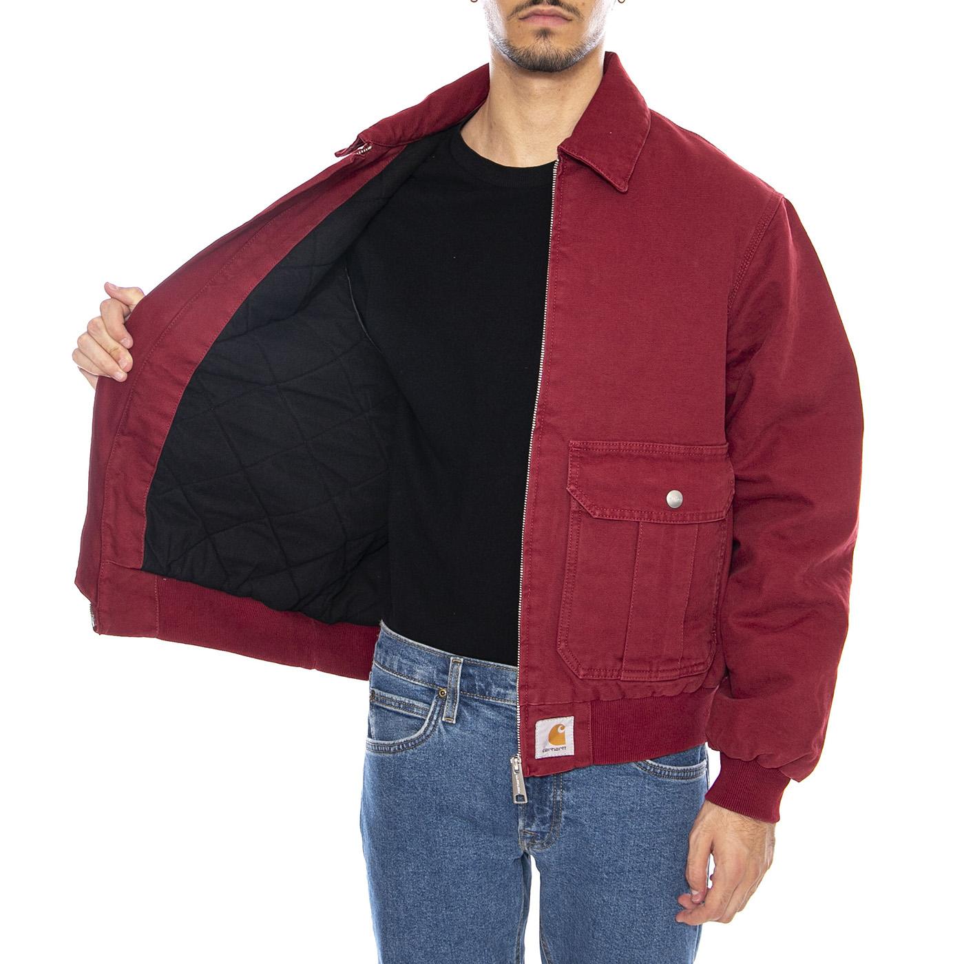 Stanton Jacket Scarlet - Giacca Uomo Rossa I035617.H806  CARHARTT WIP 