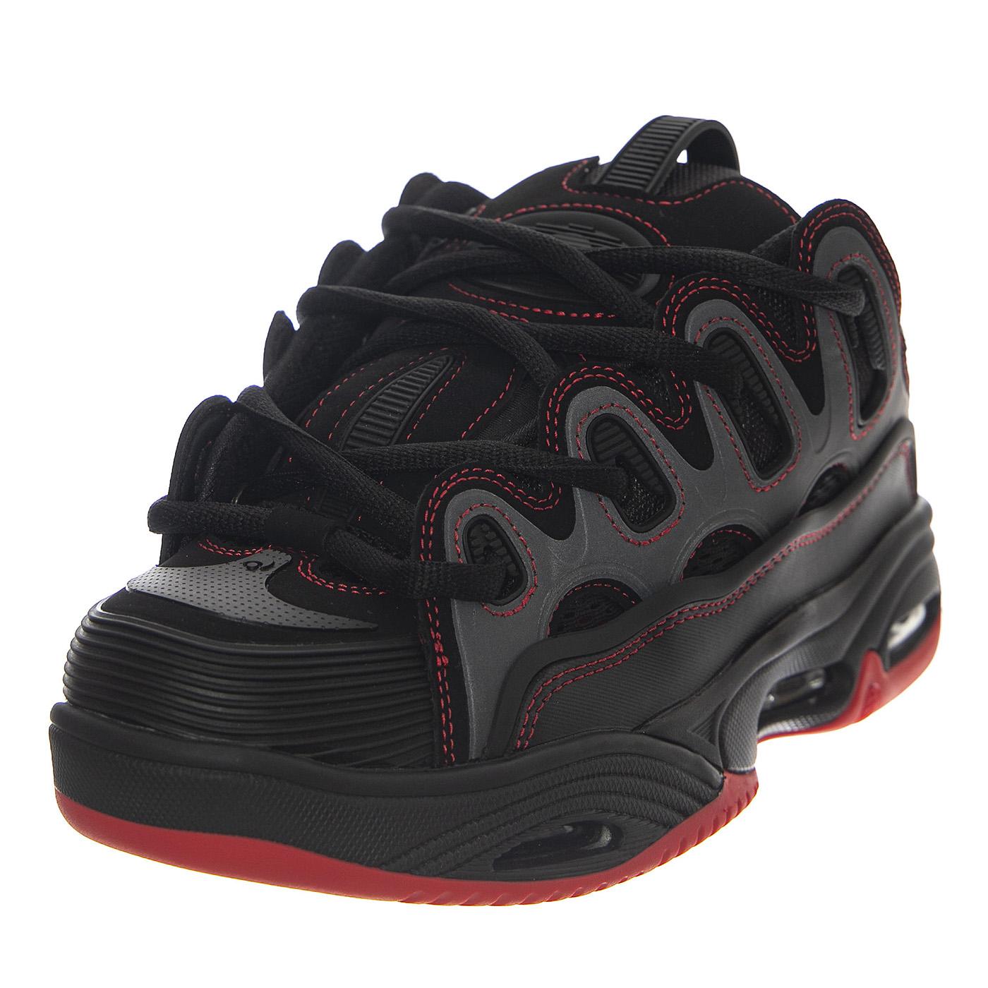 Osiris D3 2001 Black / Red / Red -- Scarpe Unisex Nero / Rosso 20253050200000001 BRR OSIRIS 