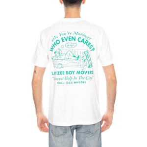 Moving Co SS White - Maglietta Girocollo Uomo Bianca VN000PCQ WHT1 VANS 