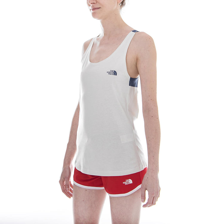 W REDBOX S/L TEE VINTAGE WHITE T93BOC11P  THE NORTH FACE 