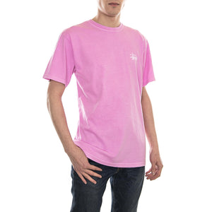 HELLSHIRE PIG. DYED TEE PINK 1904199-PINK  STUSSY 