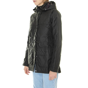 Cassley Wax Olive Classic - Giacca Invernale con Cappuccio Donna Marrone 222MLWX1080-OL71  BARBOUR 