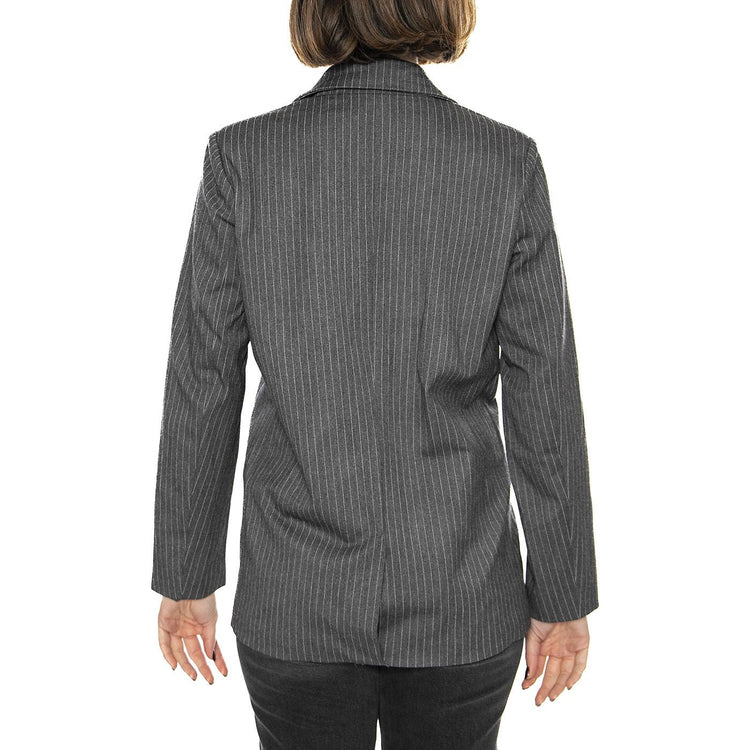 Blazer de traje raya diplomática gris - Giacca Donna Grigia 43W/11250  WILD PONY 