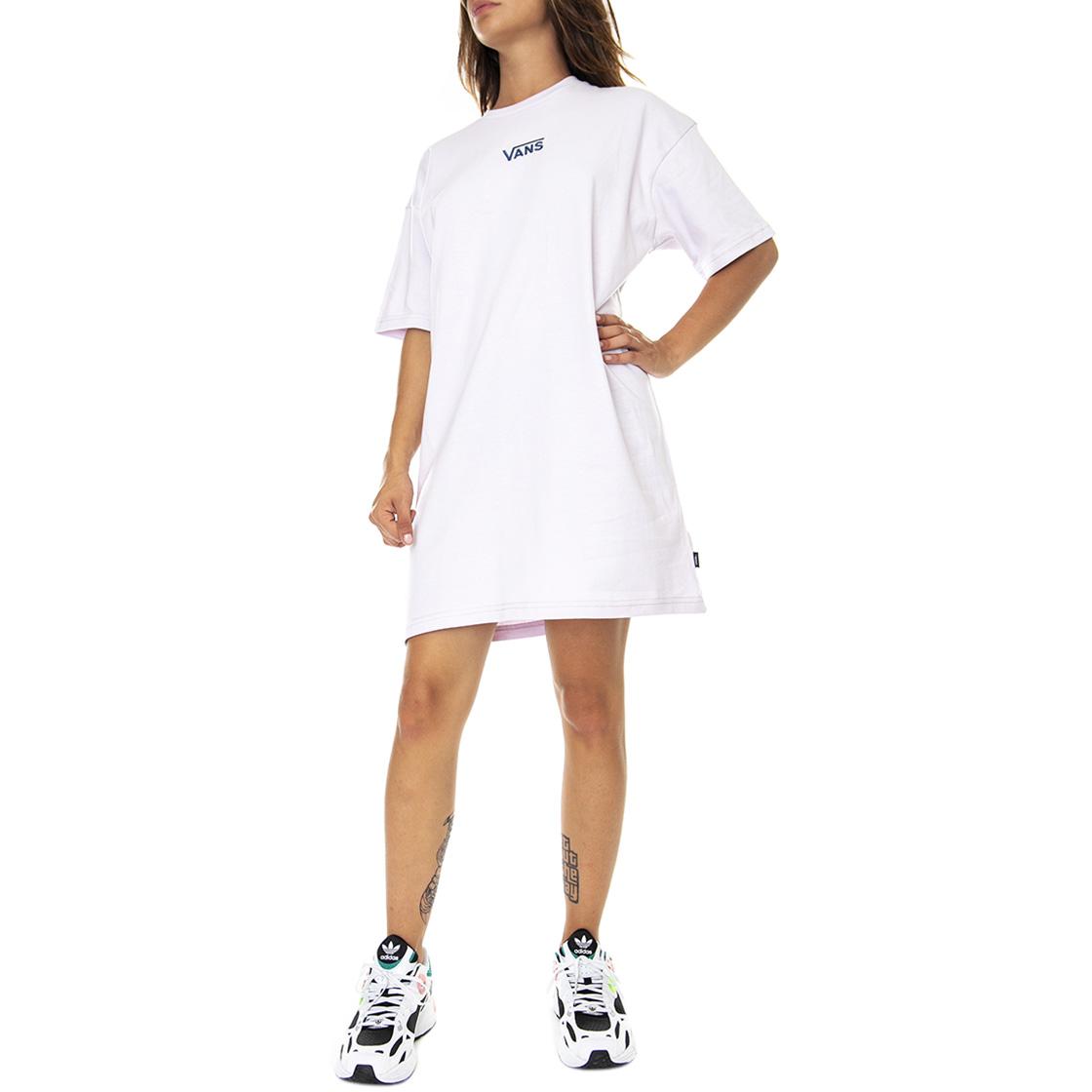 Wm Center Vee Tee Dress - Abito Donna Viola / Lavender Fog VN0A4RU2YEU1  VANS 
