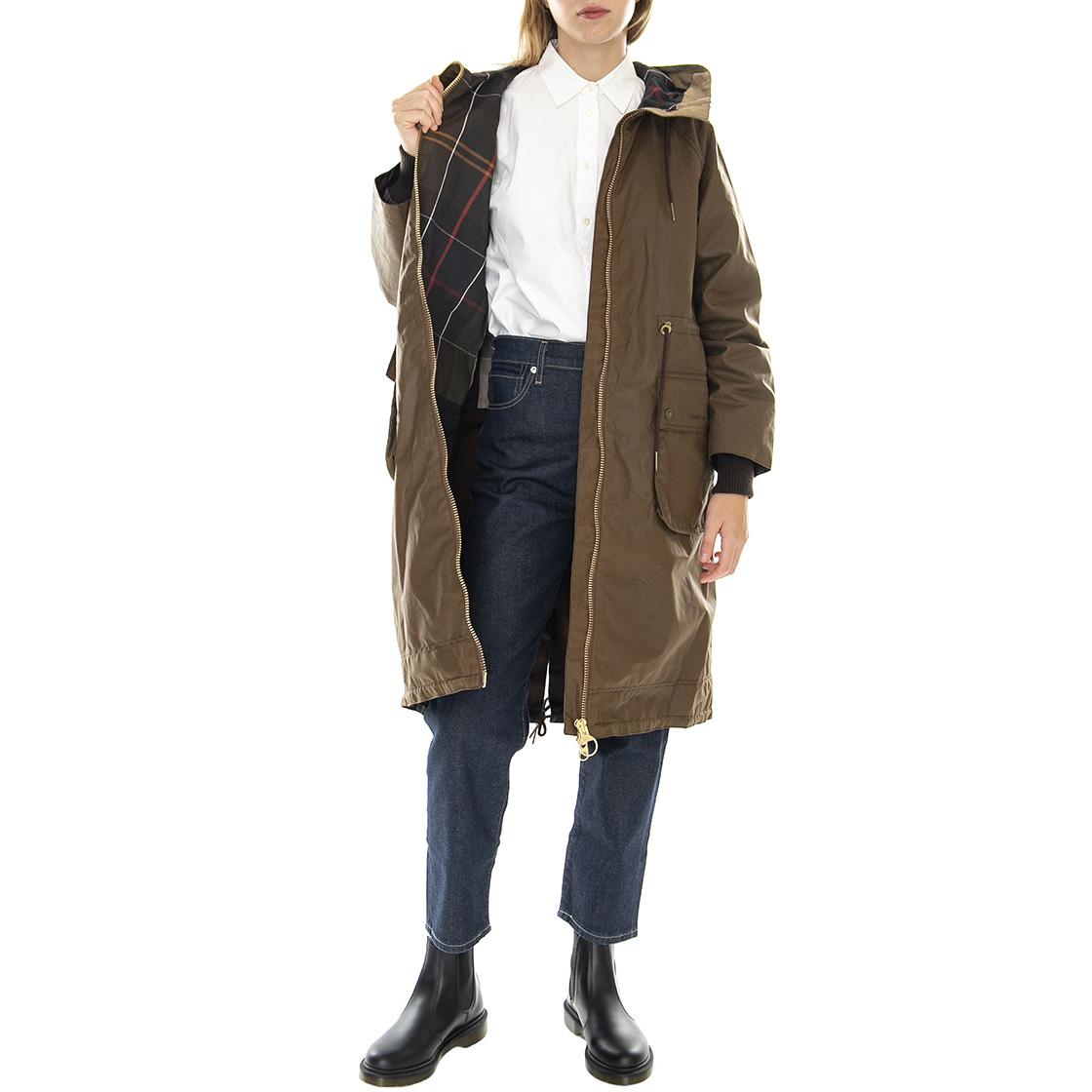 Brinian Wax Bark - Giacca Invernale Donna Marrone 222MLWX1265-BR31  BARBOUR 