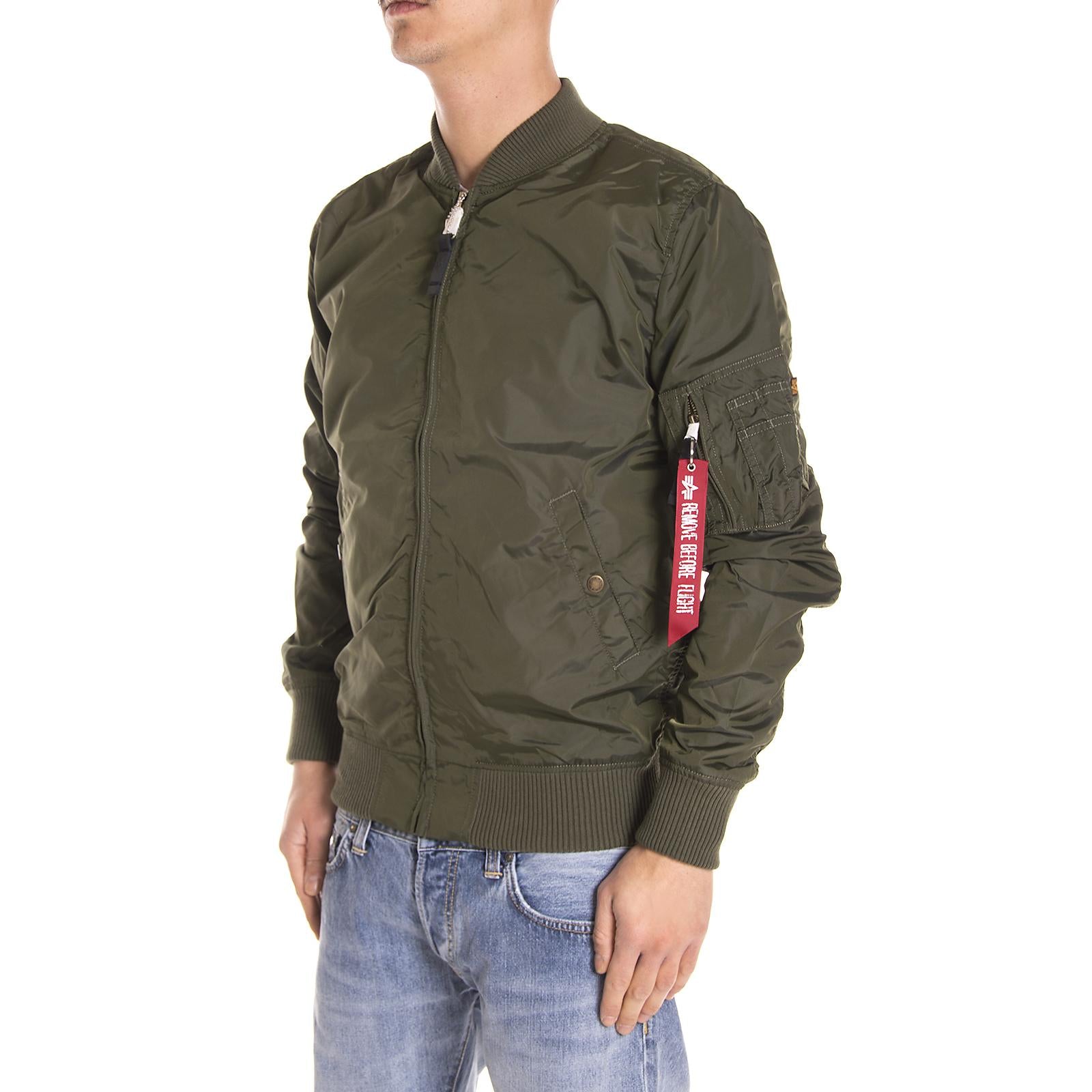 Ma-1 Long - Dark Green - Giubbino / Bomber Invernale UomoVerde 76571_4  ALPHA INDUSTRIES 