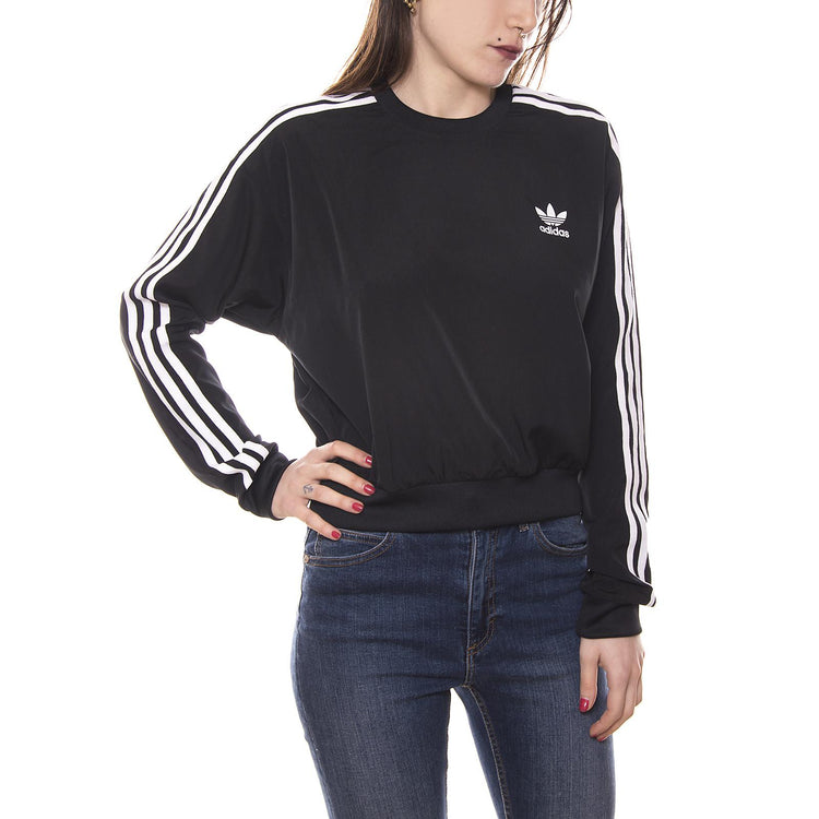 3S CROP SWEATER BLACK BJ8182  ADIDAS 