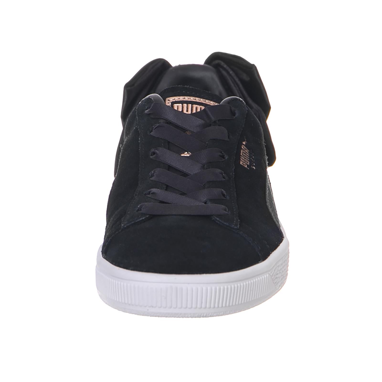Suede Bow Wn s Puma Black-Puma Blac 36731704  PUMA 