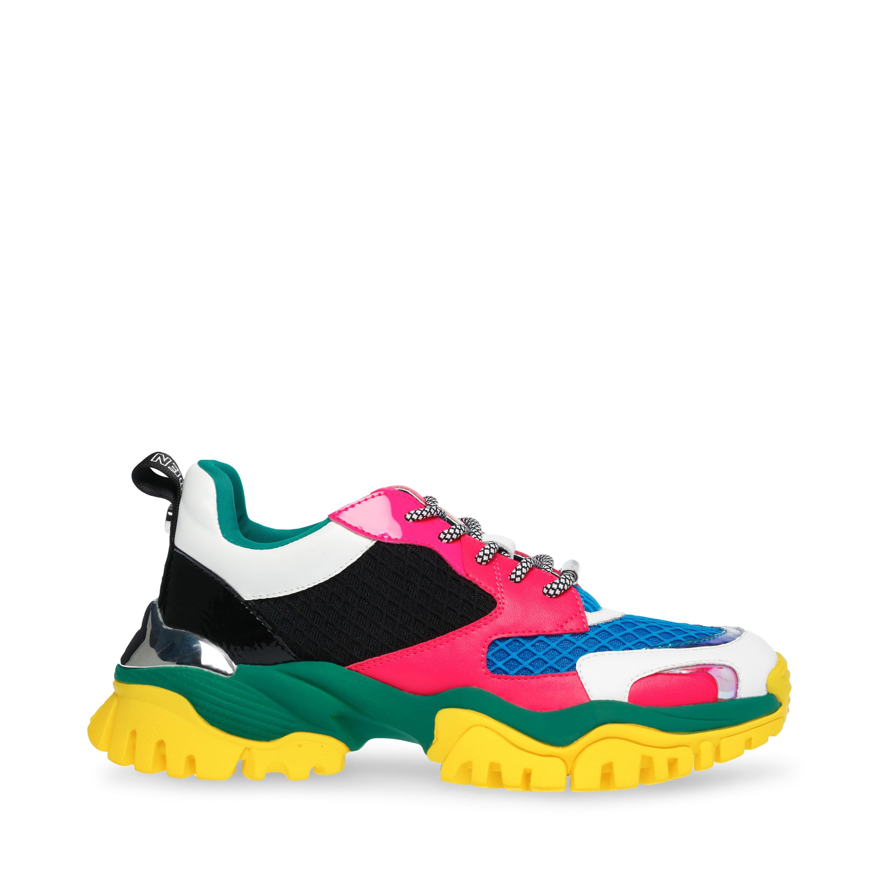 Trilling Fucsia / Yel - Scarpe Stringate Profilo Basso Donna Viola / Giallo SMPTHRILLING-FUC  STEVE MADDEN 