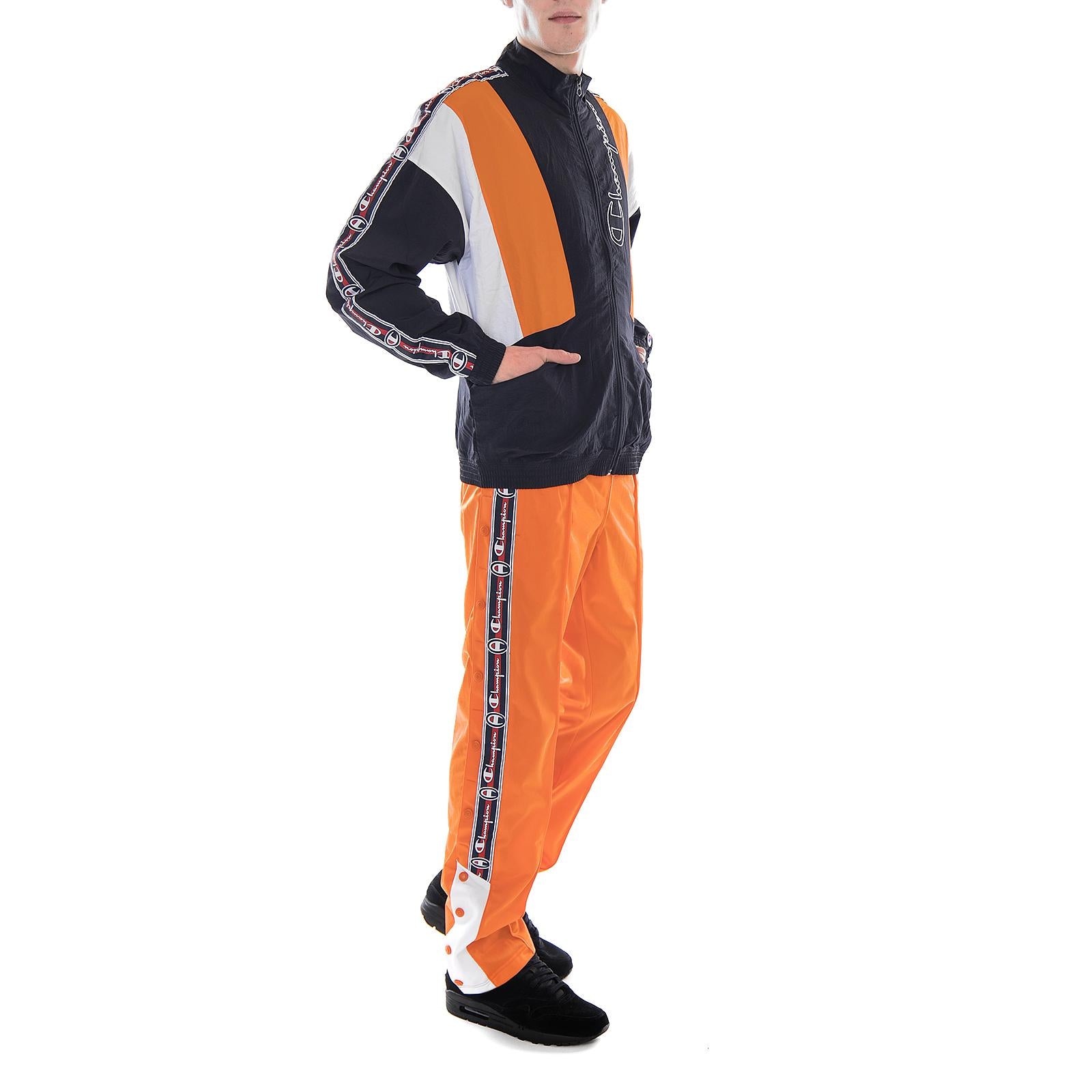 Full Zip Top Navy / White / Orange 211988-BS501  CHAMPION 