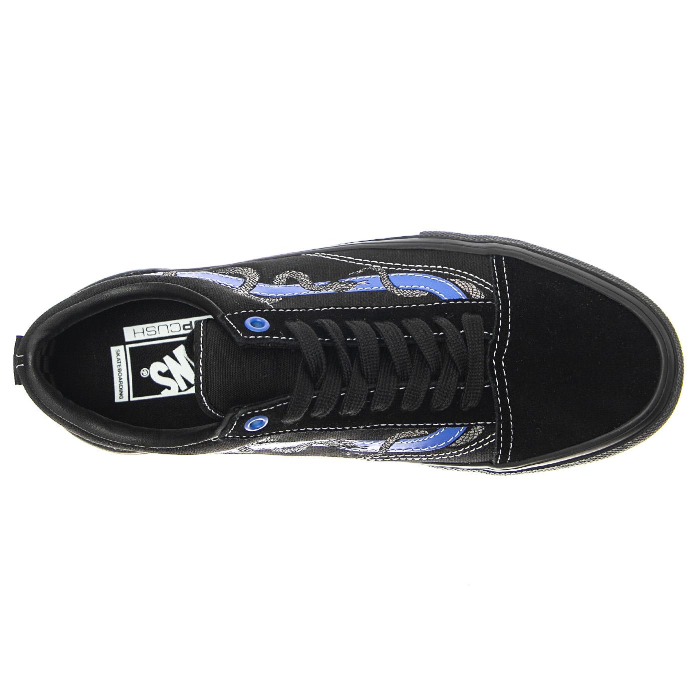 MN Skate Old Skool Breana Geering Blue / Black - Scarpe Stringate Profilo Basso Uomo Nere VN0A5FCBY401  VANS 