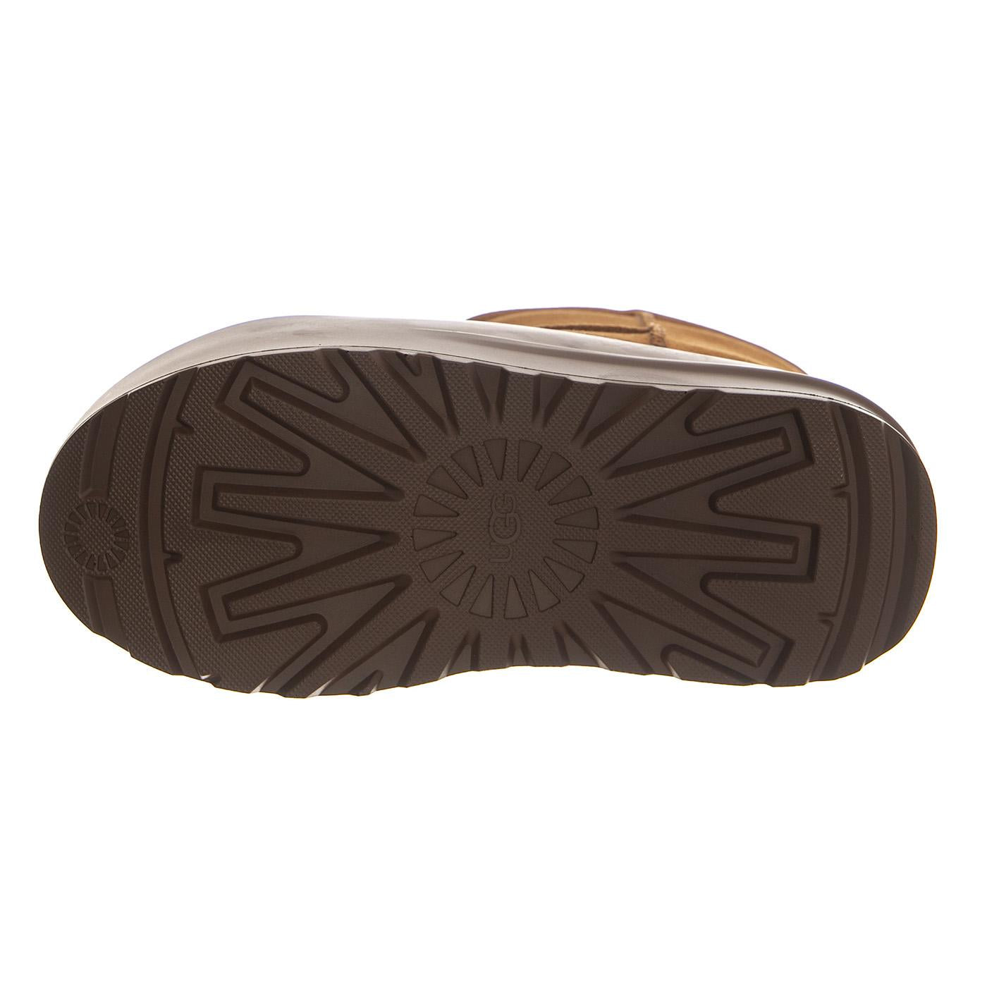 W Classic Mini Pumped Molded Chestnut Unisex - Stivali Donna Marroni UGSCLMPMCHE1158370W  UGG 