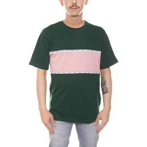 TAPE STRIPE S/SL CREW PINE 114980-PINE  STUSSY 